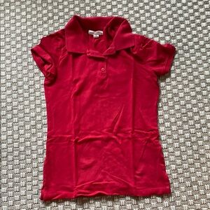 Aeropostale Vibrant Red Polo Shirt